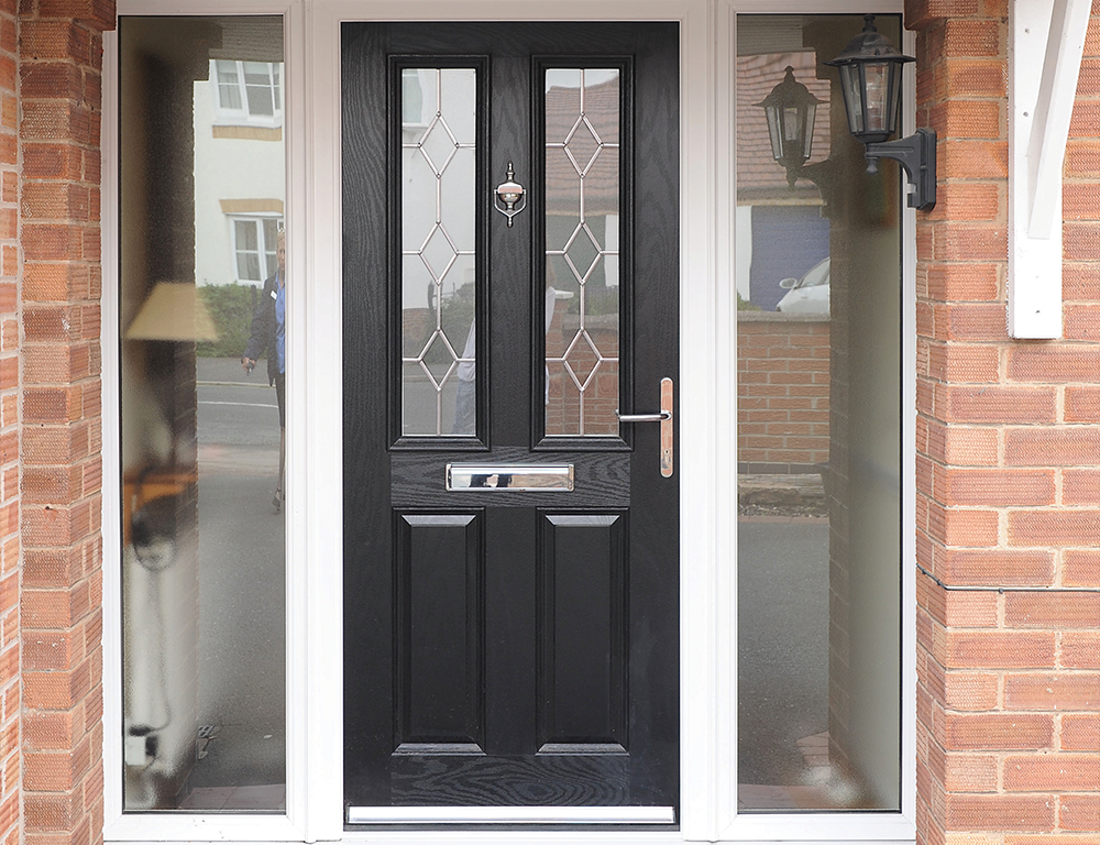 black composite doors edinburgh